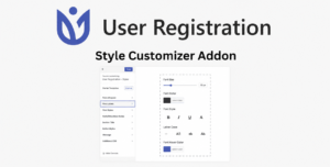 User Registration Style Customizer Addon – WordPress Registration & Login Form Design Plugin
