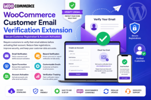WooCommerce Customer Email Verification Extension – Secure Customer Registration