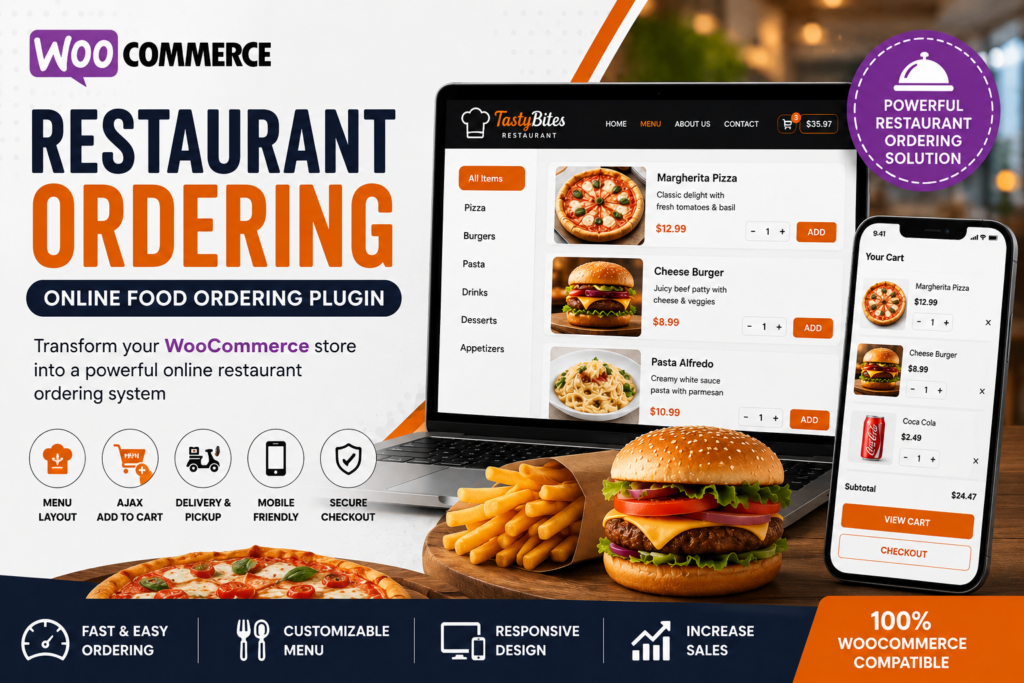 WooCommerce Restaurant Ordering – Online Food Ordering Plugin