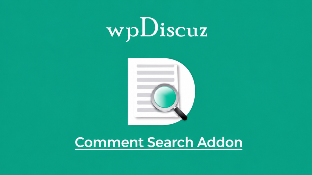 wpDiscuz Comment Search Addon – AJAX Comment Search Plugin for WordPress