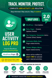User Activity Log Pro for WordPress – Advanced Activity Log, Audit Trail & User Tracking Plugin