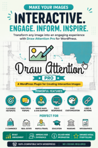 Draw Attention Pro – Interactive Image Hotspot & Clickable Maps Plugin for WordPress