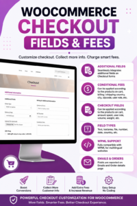 WooCommerce Checkout Fields & Fees – Custom Checkout Fields & Dynamic Fee Plugin