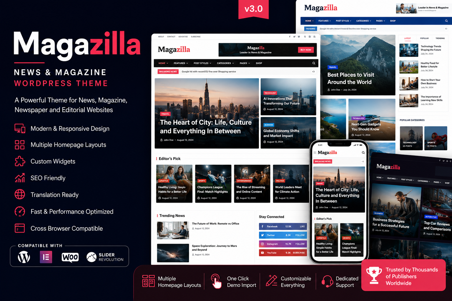 Magazilla – News & Magazine WordPress Theme