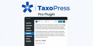 TaxoPress Pro – AI-Powered WordPress Taxonomy & Tag Management Plugin