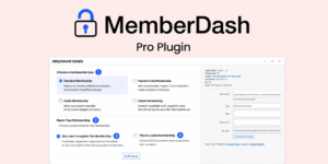 MemberDash Plugin for WordPress – Premium Membership & Subscription Management