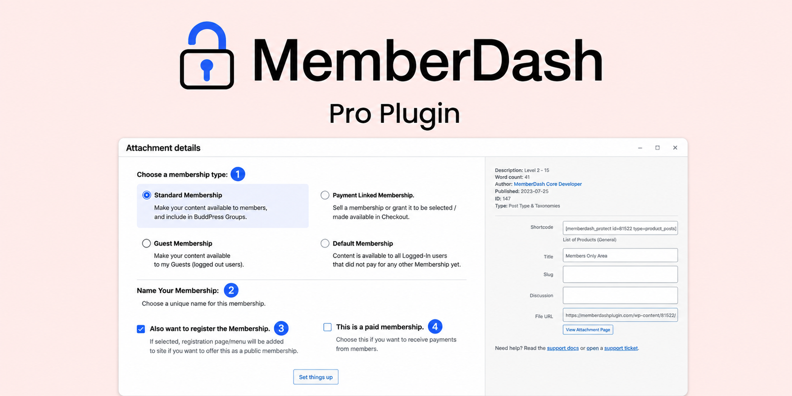 MemberDash Plugin for WordPress – Premium Membership & Subscription Management