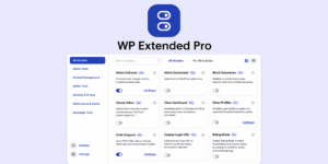 WP Extended Pro – All-in-One Modular WordPress Admin Toolkit Plugin
