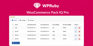 WooCommerce PackIQ Pro – Smart Packaging Optimization Plugin for WooCommerce