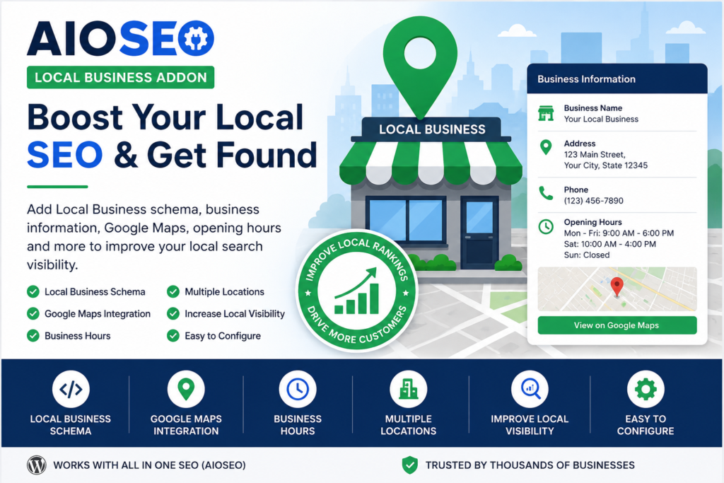 AIOSEO Local Business Addon – Local SEO & Business Schema Plugin for WordPress