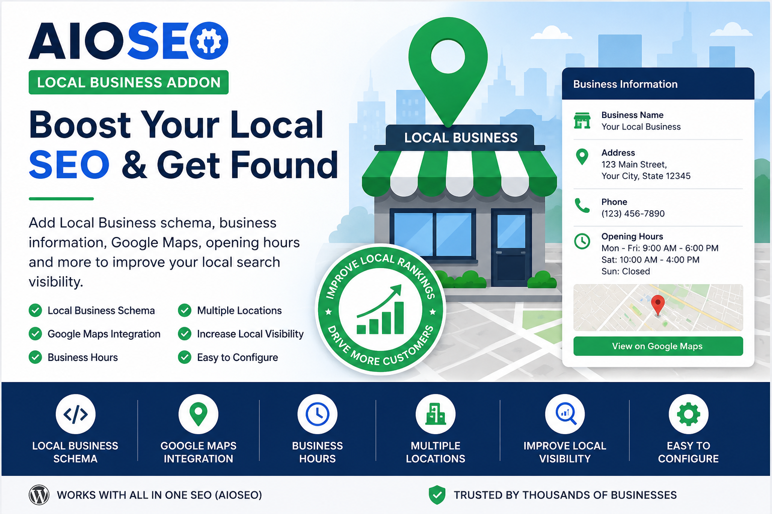 AIOSEO Local Business Addon – Local SEO & Business Schema Plugin for WordPress