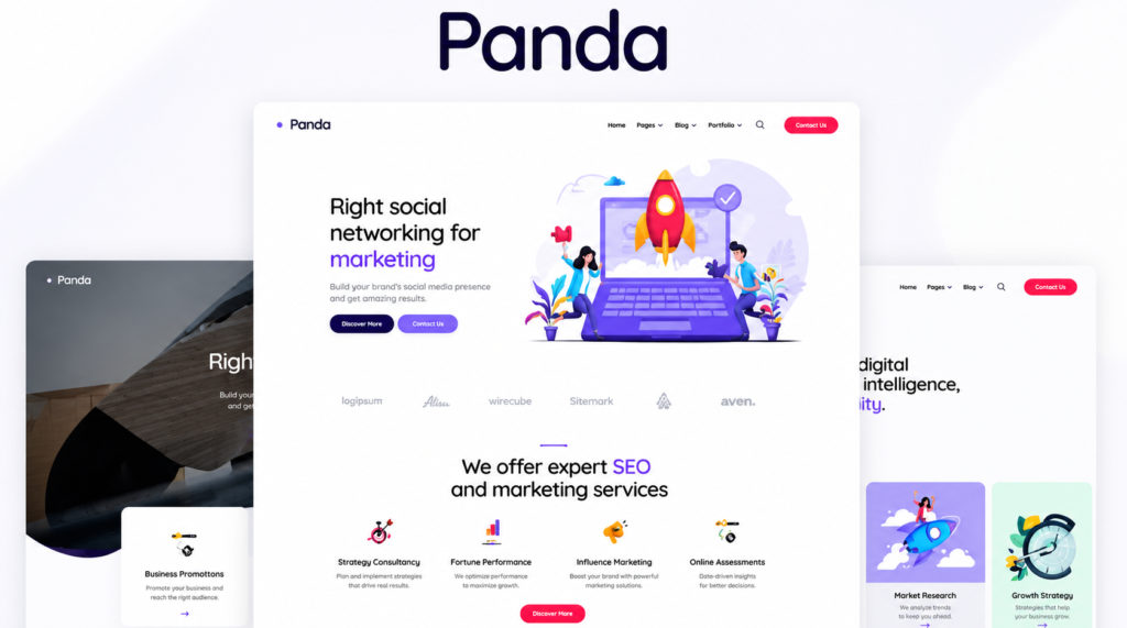 Panda – Creative Marketing Agency & SEO WordPress Theme