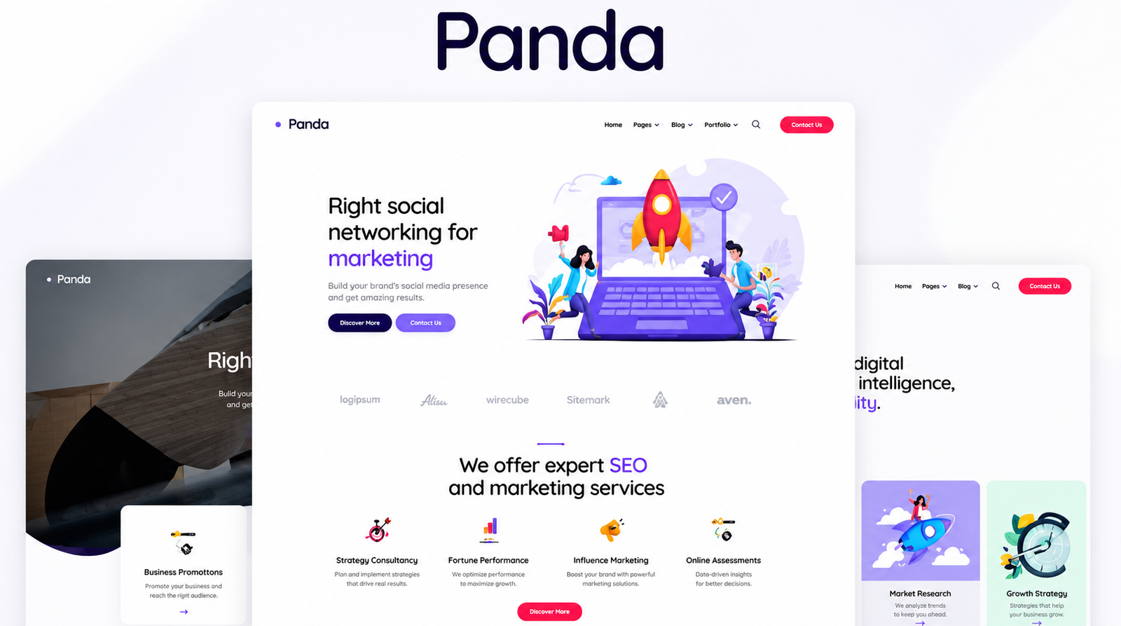 Panda – Creative Marketing Agency & SEO WordPress Theme