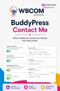 BuddyPress Contact Me – Member Profile Contact Form for WordPress Communities