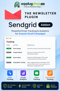 Newsletter SendGrid Addon 4.5.6 – WordPress Email Delivery Integration