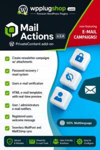 Private Content Mail Actions Addon 2.4.7 – Membership Email Automation for WordPress