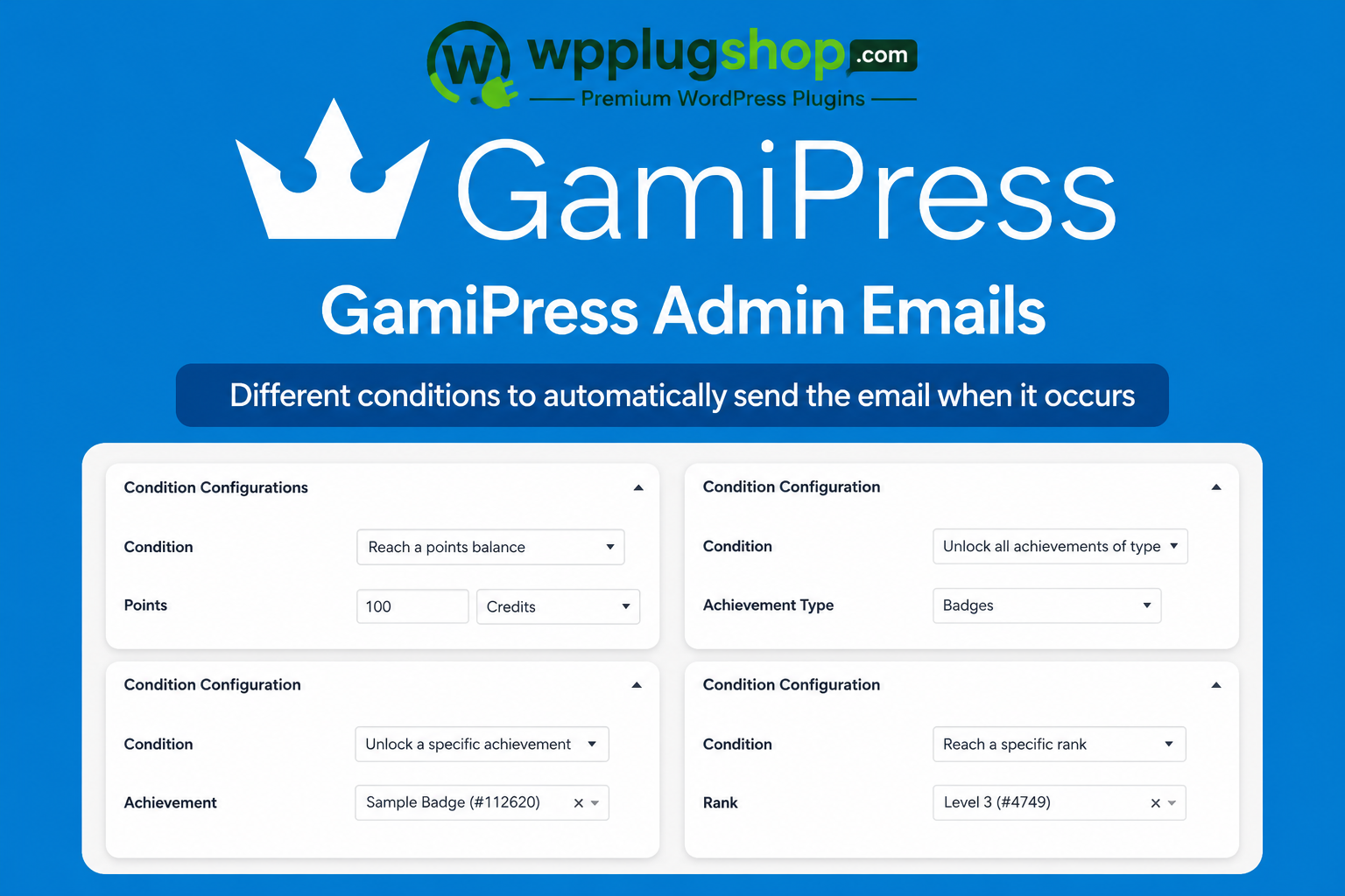GamiPress Admin Emails 1.0.7 – Admin Notification Add-on for GamiPress