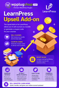LearnPress Upsell 4.0.9 – WordPress Course Bundle & Upsell Plugin