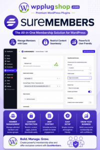 SureMembers 2.0.8 – WordPress Membership & Content Restriction Plugin