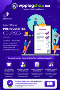 LearnPress Prerequisites Courses 4.0.8 – LearnPress Course Prerequisite Add-on