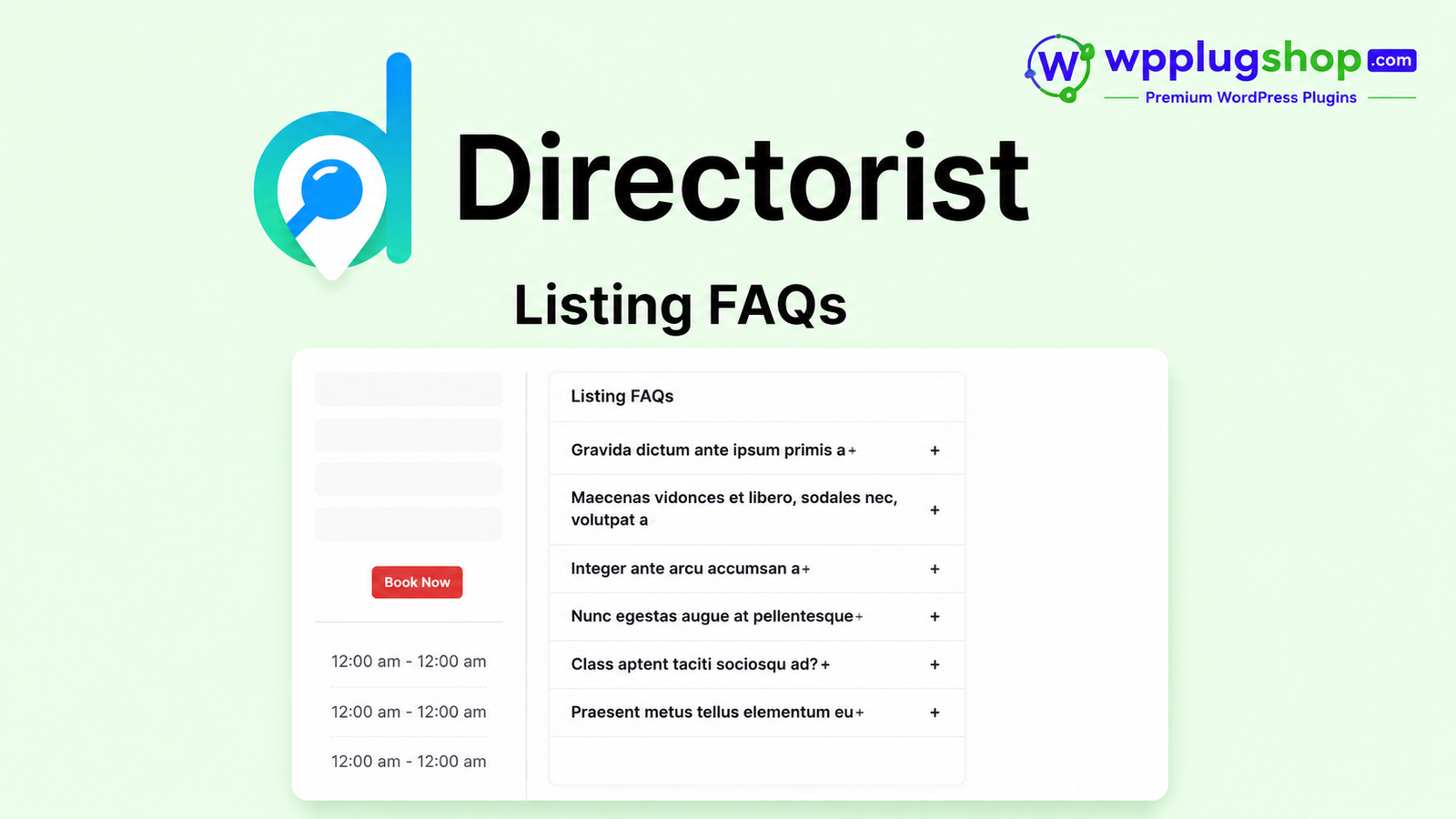 Directorist Listing FAQs 2.2.1 – Directorist FAQ Add-on for WordPress
