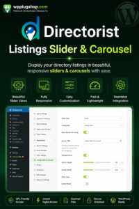 Directorist Listings Slider & Carousel 2.2 – Responsive WordPress Directory Listing Showcase