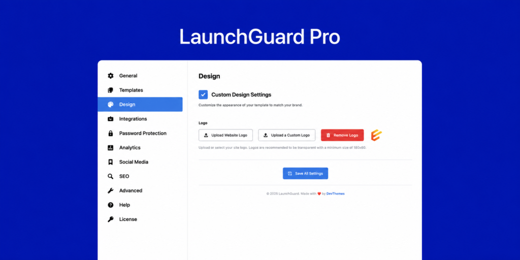 LaunchGuard Pro – WordPress Maintenance Mode & Site Launch Control Plugin