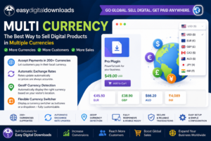 Easy Digital Downloads Multi Currency – Multi-Currency Support for EDD