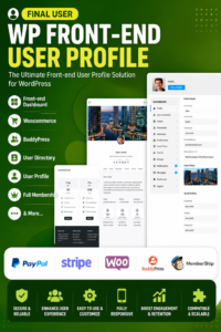 Final User – WordPress Front-end User Profile & Membership Dashboard Plugin