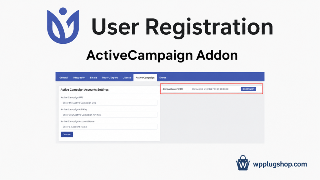 User Registration ActiveCampaign Addon – WordPress Email Automation Integration