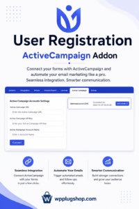User Registration ActiveCampaign Addon – WordPress Email Automation Integration