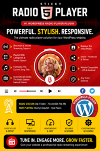 Sticky Radio Player WordPress Plugin – Full Width Shoutcast & Icecast HTML5 Live Streaming Player
