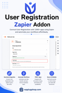 User Registration Zapier Addon – WordPress Workflow Automation Integration