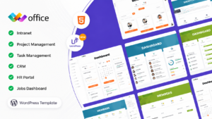 Woffice Intranet Extranet Project Management WordPress Theme