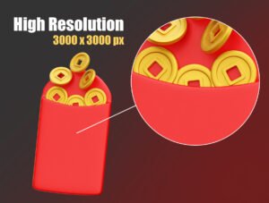 Chinese New Year 3D Icon Illustrations