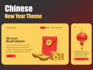 Chinese New Year 3D Icon Illustrations