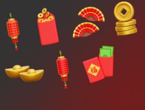 Chinese New Year 3D Icon Illustrations