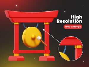Chinese New Year 3D Icons