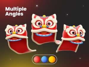 Chinese New Year 3D Icons