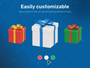 Christmas 3D Icon Set
