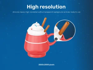 Christmas 3D Icon Set
