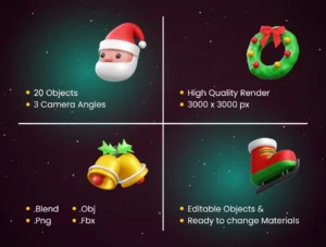 Christmas 3D Icon