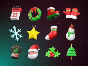 Christmas 3D Icon