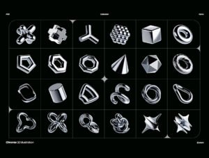 Chromix 3D Illustration