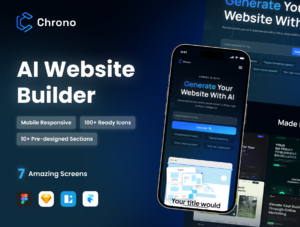 Chrono - AI Website Builder Framer Landing Page UI Kit