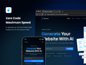 Chrono - AI Website Builder Framer Landing Page UI Kit