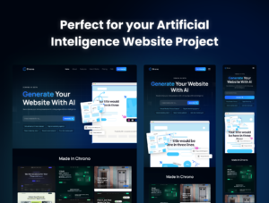 Chrono - AI Website Builder Framer Landing Page UI Kit