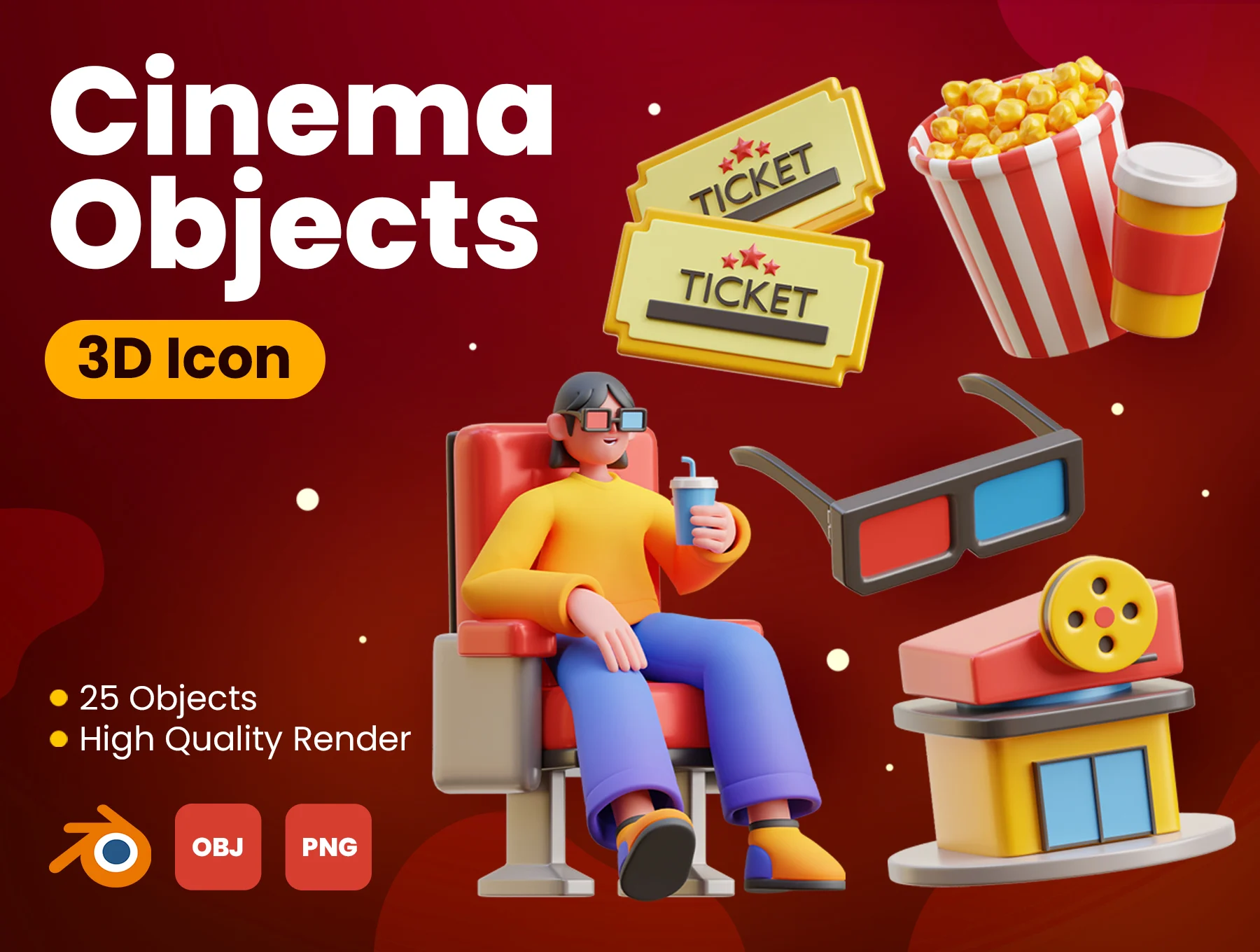 Cinema 3D Icons