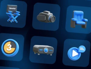 Cinema 3D Illustrations