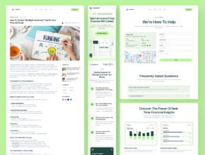 Coinest - Finance Management SaaS Website Framer Template